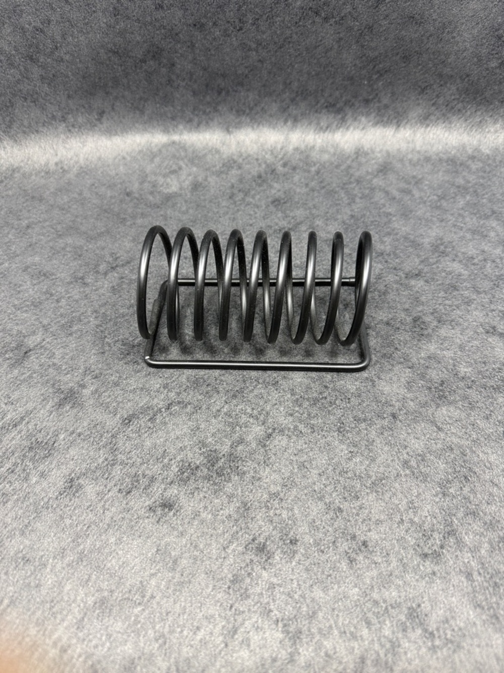 Modern Black Spiral Napkin/file Holder